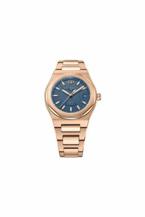 girard perregaux laureato 38mm 18k rose gold ladies watch