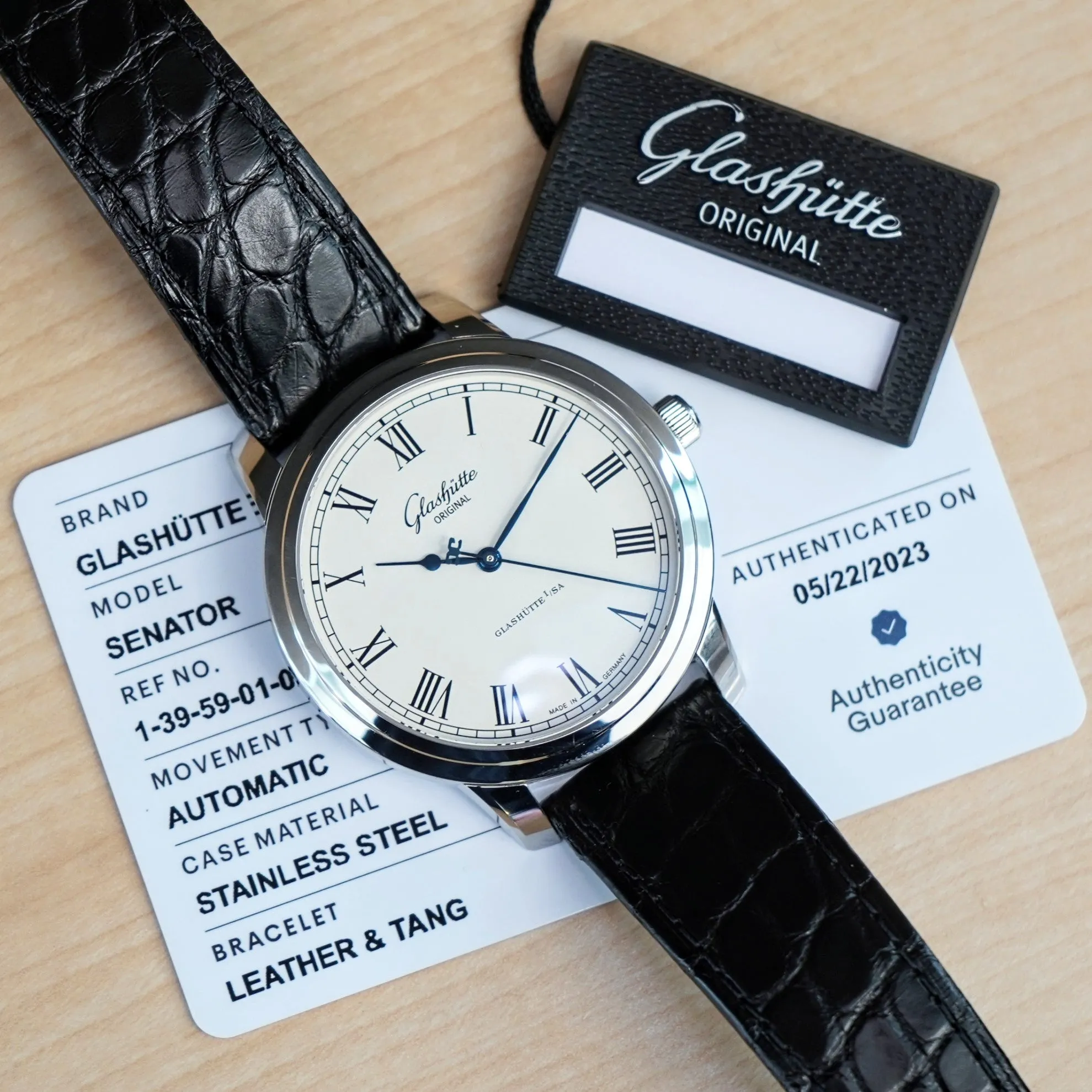 GLASHUTTE Original Senator Automatic Watch W13959010204 Wristwatch - BOX & Papers!
