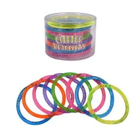 Glitter Water Bracelets 8 Pack