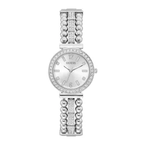 Guess Gala Silver Stainless Steel Silver Dial Quartz Watch for Ladies - GW0401L1 Guess Gala Silver Stainless Steel Silver Dial Quartz Watch for Ladies - GW0401L1