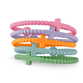 Kids Jesus Bracelets - Boca  (Silicone Cross Bracelets)