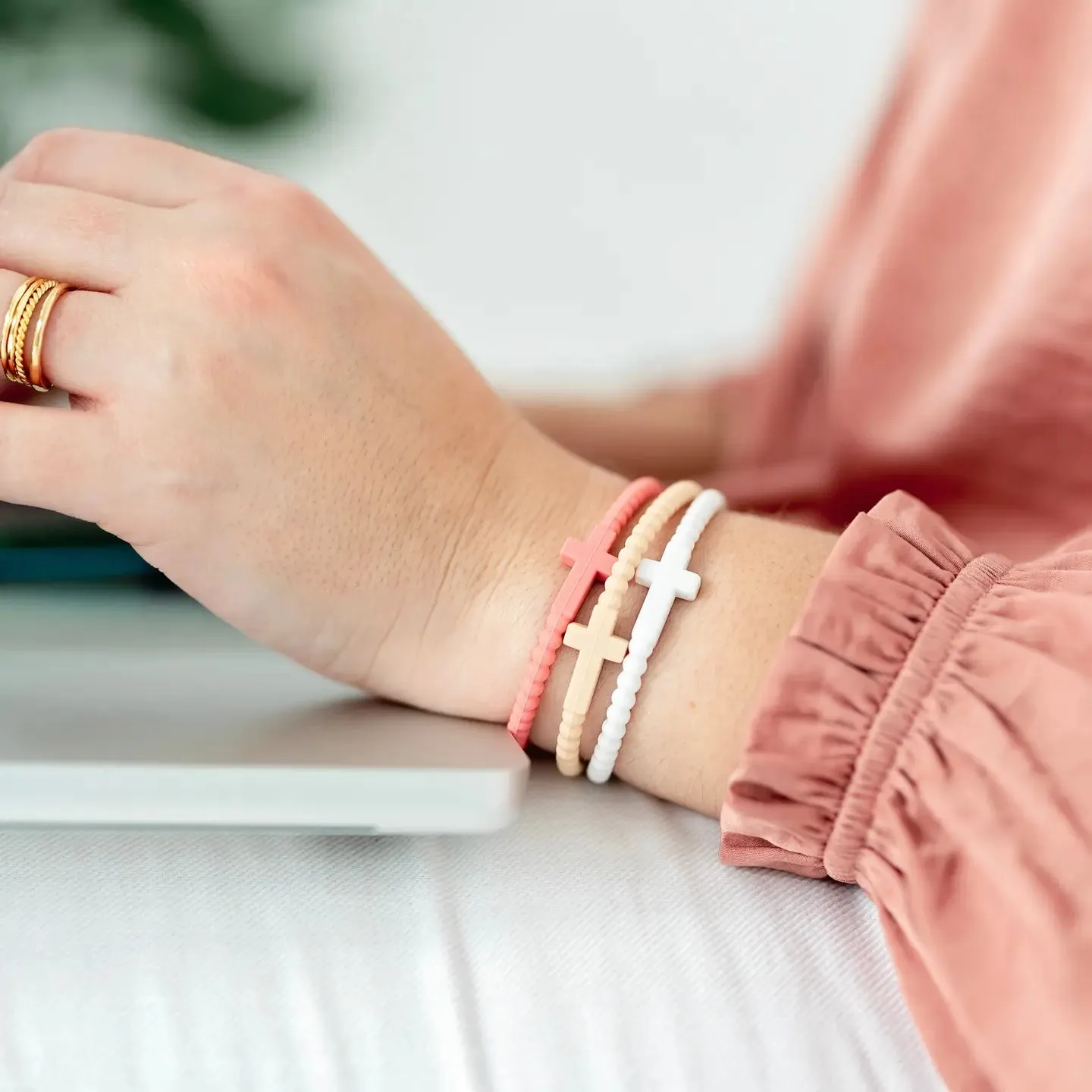 Kids Jesus Bracelets - Boca  (Silicone Cross Bracelets)