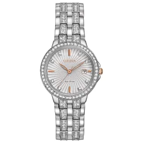 Ladies' Citizen Eco-Drive Silhouette Crystal Watch | 28mm | EW2340-58A