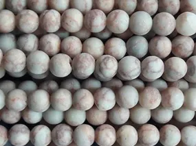 Light Peach White Semi Precious Quartz Stones