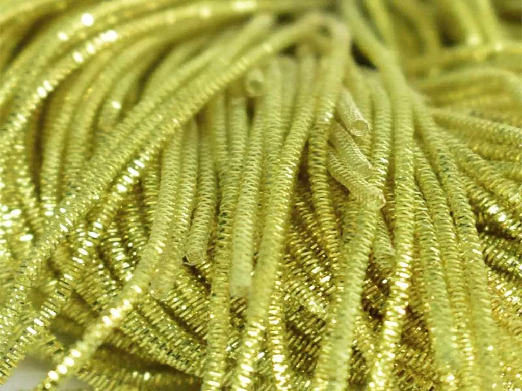 Lime Yellow Nakshi / Bullion Wire (Wholesale)