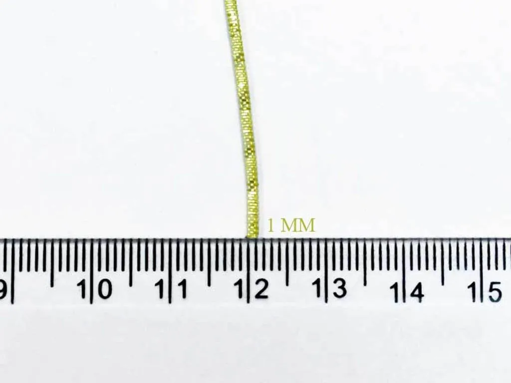 Lime Yellow Nakshi / Bullion Wire (Wholesale)