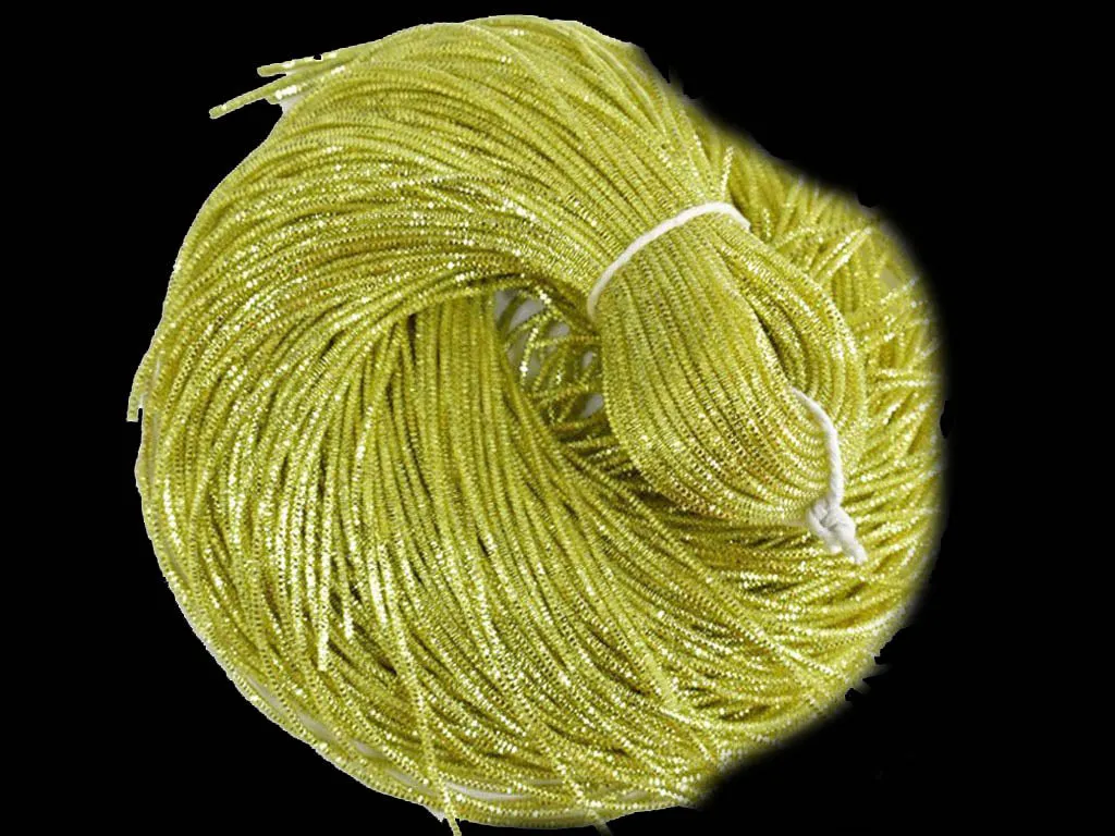 Lime Yellow Nakshi / Bullion Wire (Wholesale)