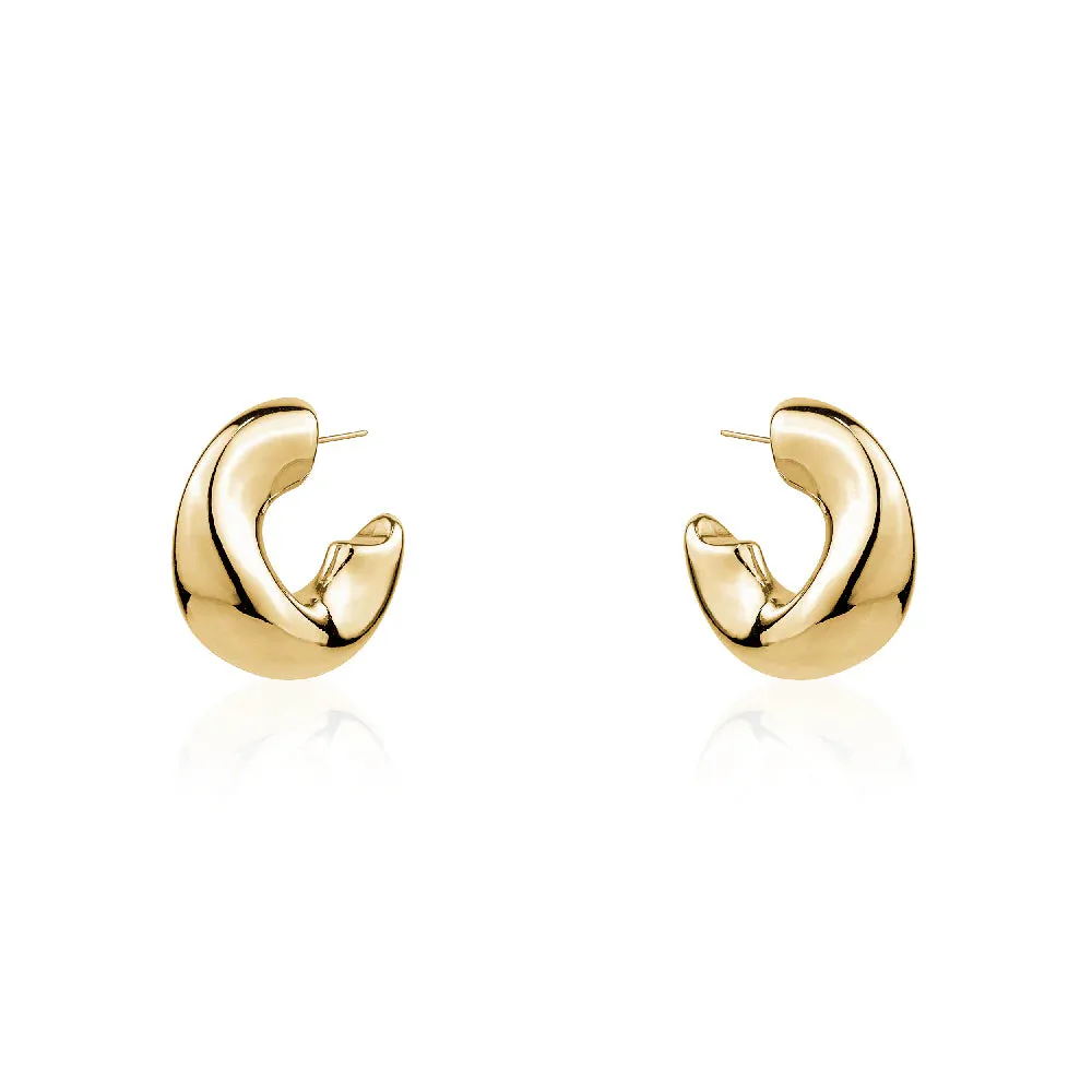 LimLim Accessories - Small Smash Gold Earrings