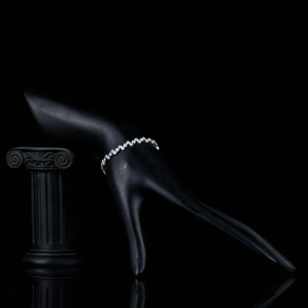Marquise Cut CZ Tennis Bracelet