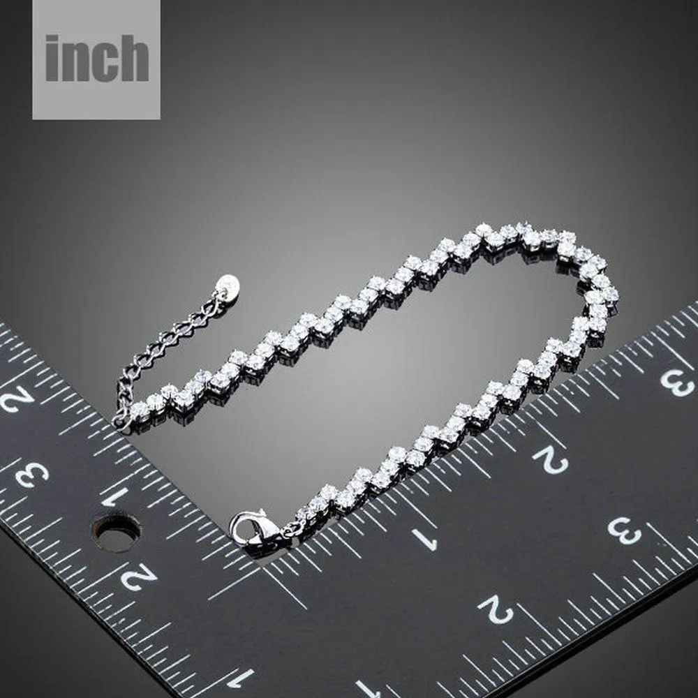 Marquise Cut CZ Tennis Bracelet