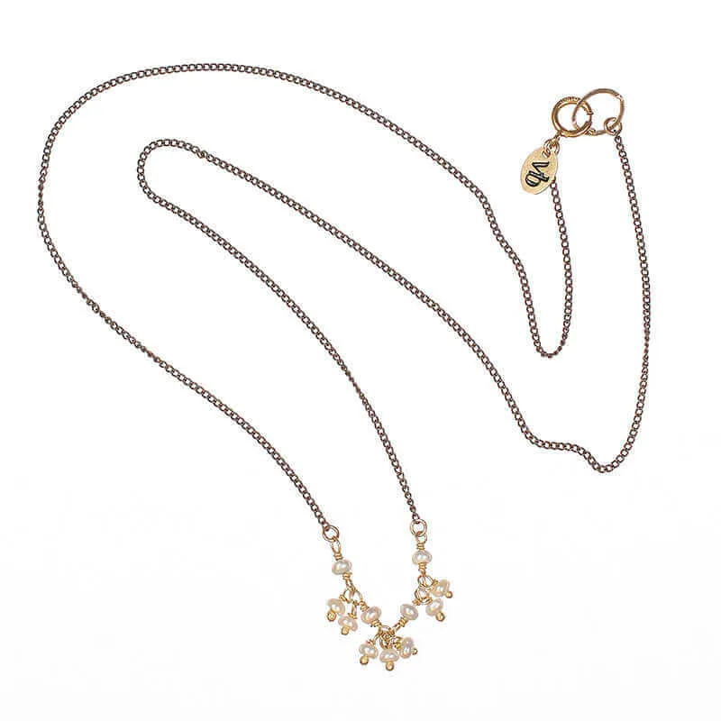 MAZY PEARLS PENDANT NECKLACE