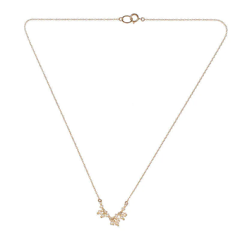 MAZY PEARLS PENDANT NECKLACE
