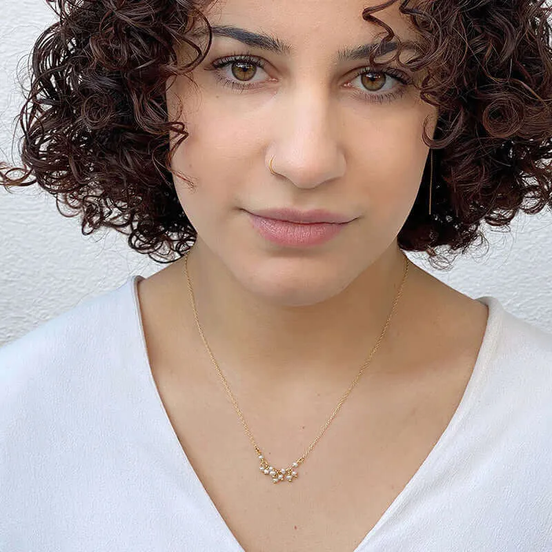 MAZY PEARLS PENDANT NECKLACE