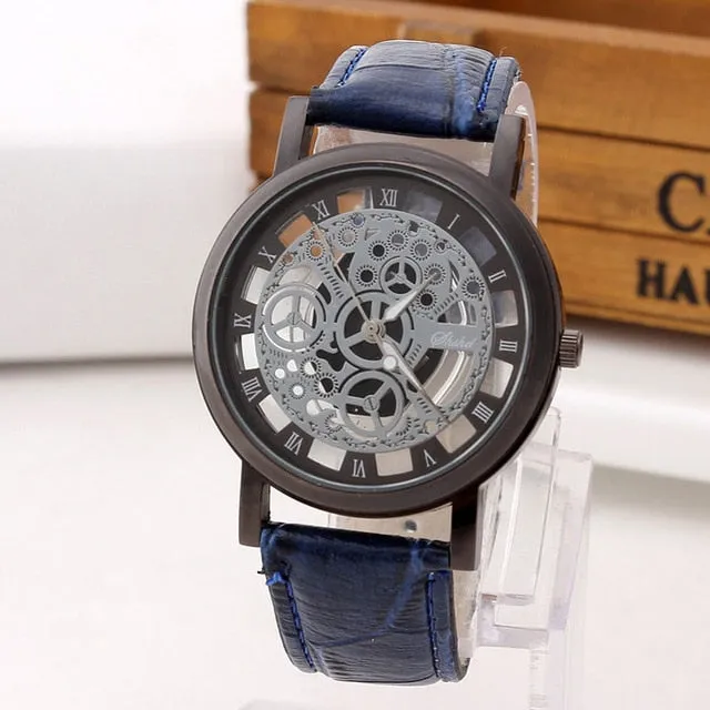 Men's Skeleton Wrist Watch