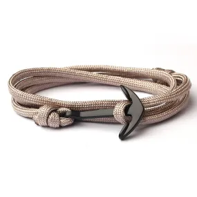 New Fashion Bracelet For Men  Anchor Hand-woven Multi-layer Rope Charm Bracelet for men Jewelry