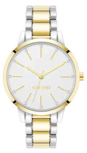 Nine West White Dial Analog Watch For -  Ladies NW-2099WTTT