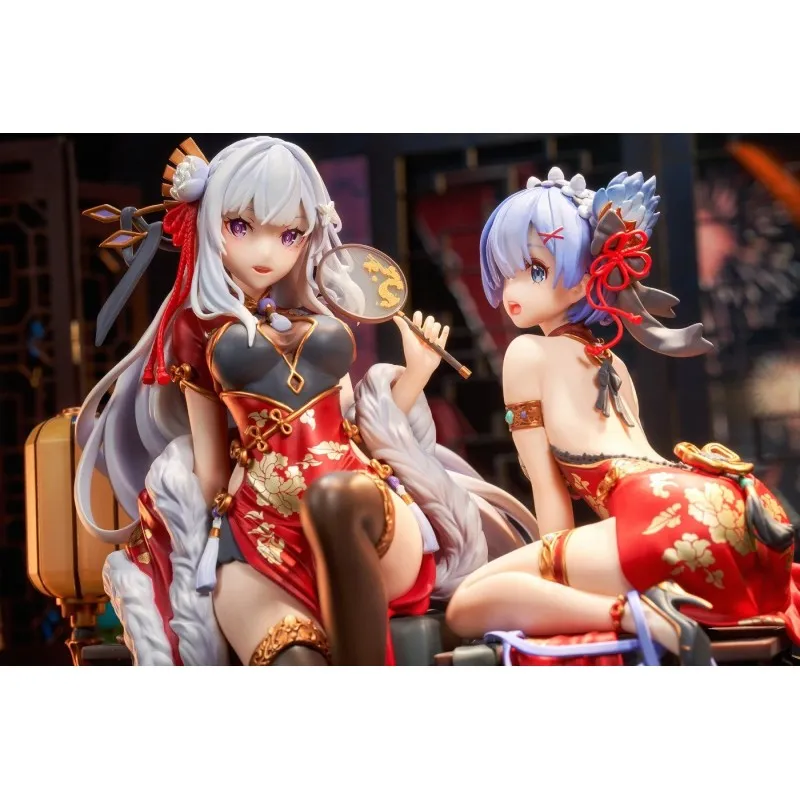 [Pre-order] Re:Zero - Rem & Emilia (Graceful Beauty 2024 New Year Ver.) 1/7 Scale Figure Kadokawa