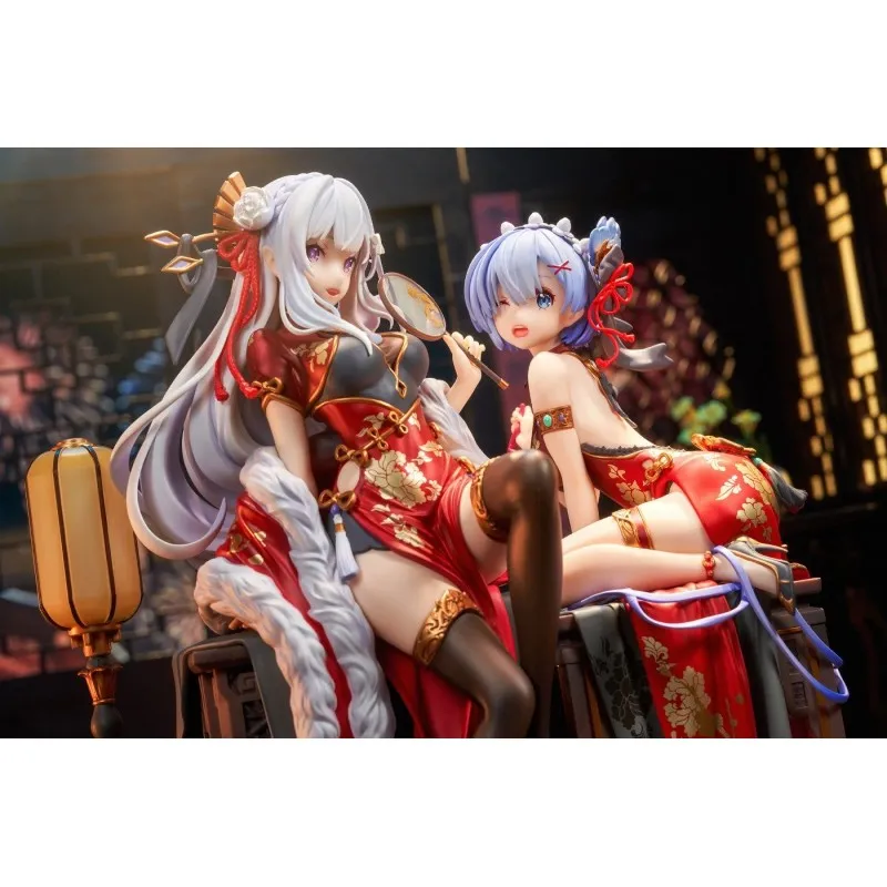 [Pre-order] Re:Zero - Rem & Emilia (Graceful Beauty 2024 New Year Ver.) 1/7 Scale Figure Kadokawa