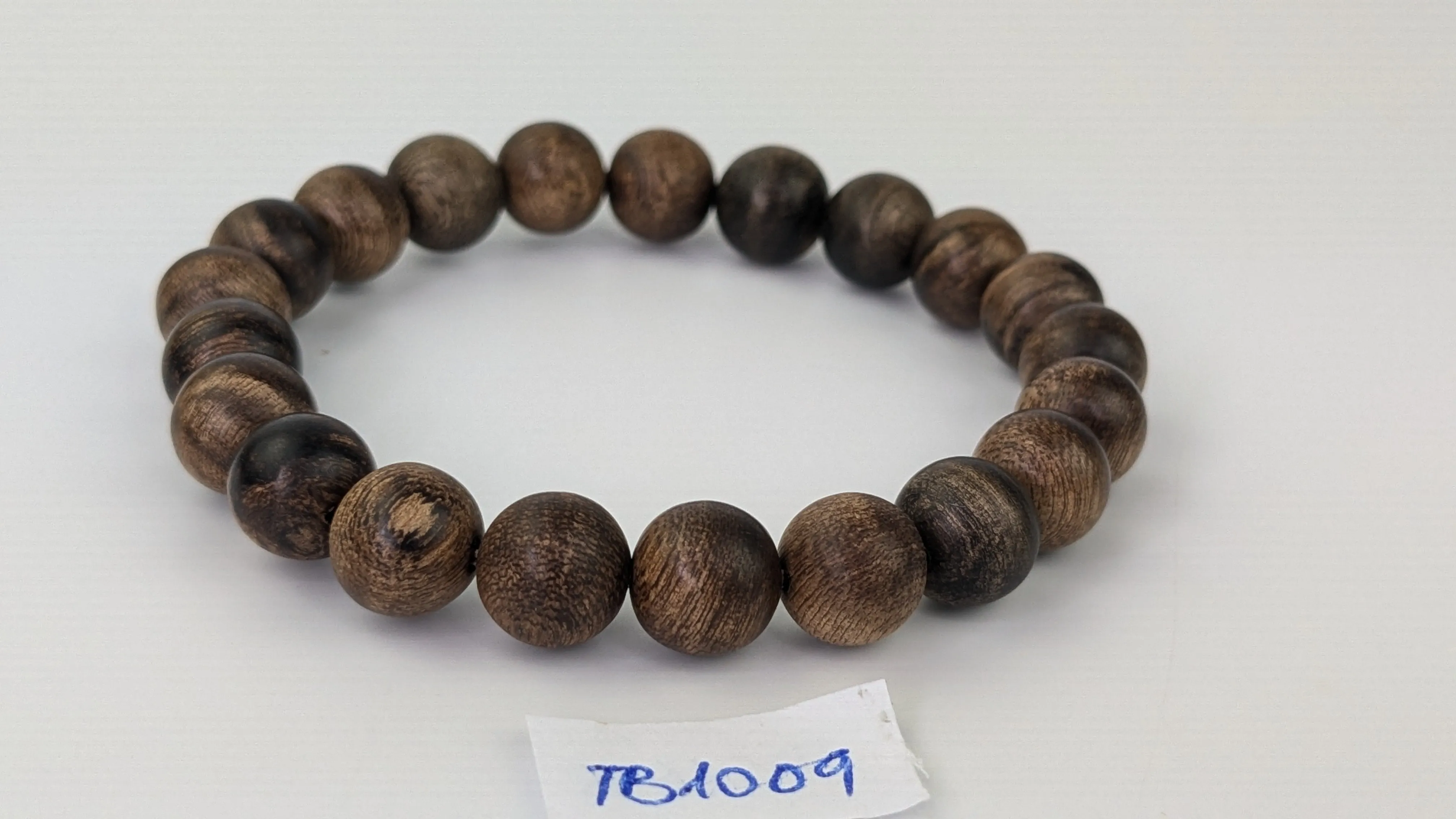 Premium Handmade Wild Agarwood Bracelet 10mm 8g or 9g - Sand-polished finish