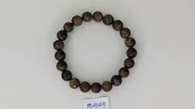 Premium Handmade Wild Agarwood Bracelet 10mm 8g or 9g - Sand-polished finish