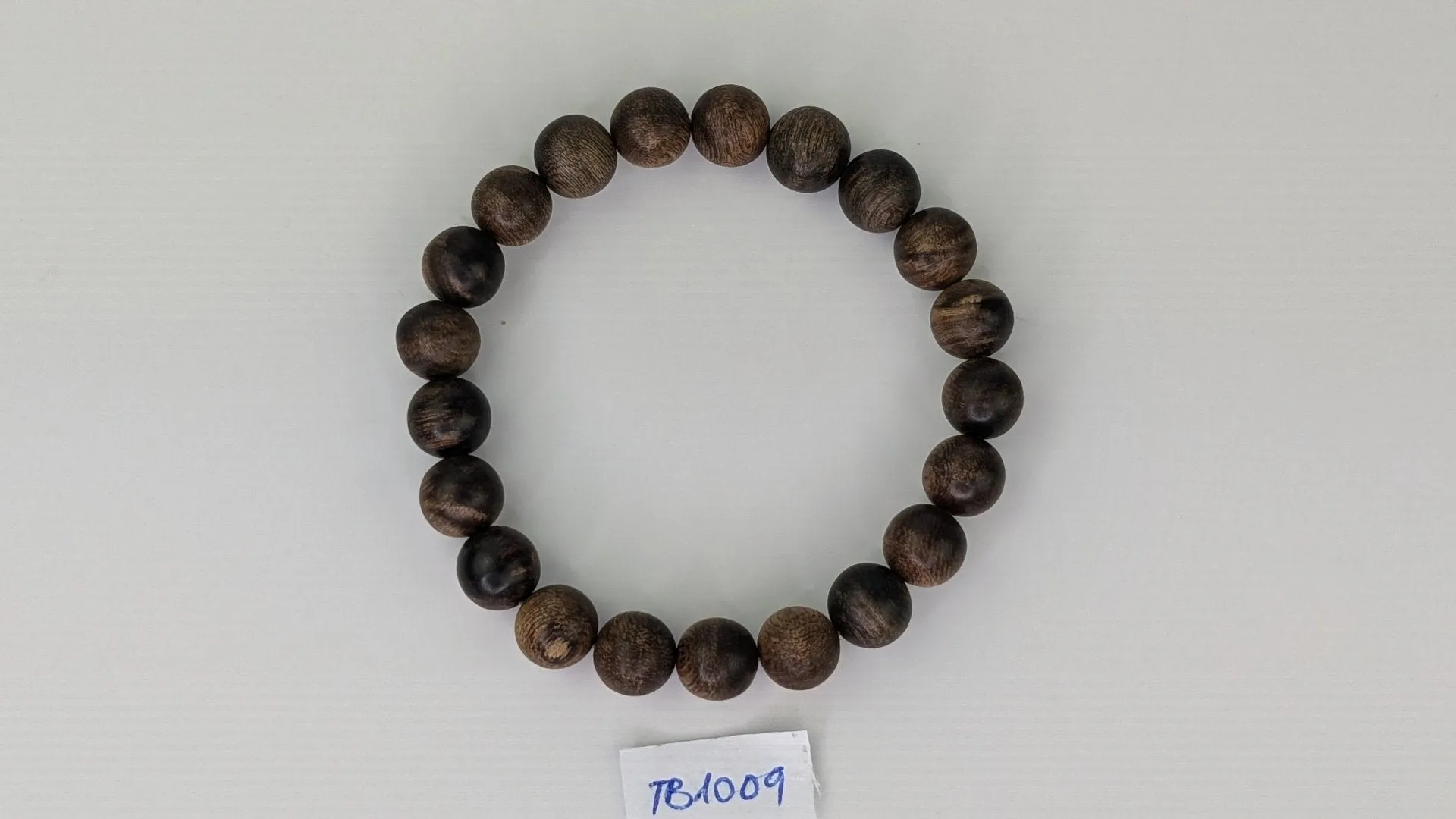 Premium Handmade Wild Agarwood Bracelet 10mm 8g or 9g - Sand-polished finish
