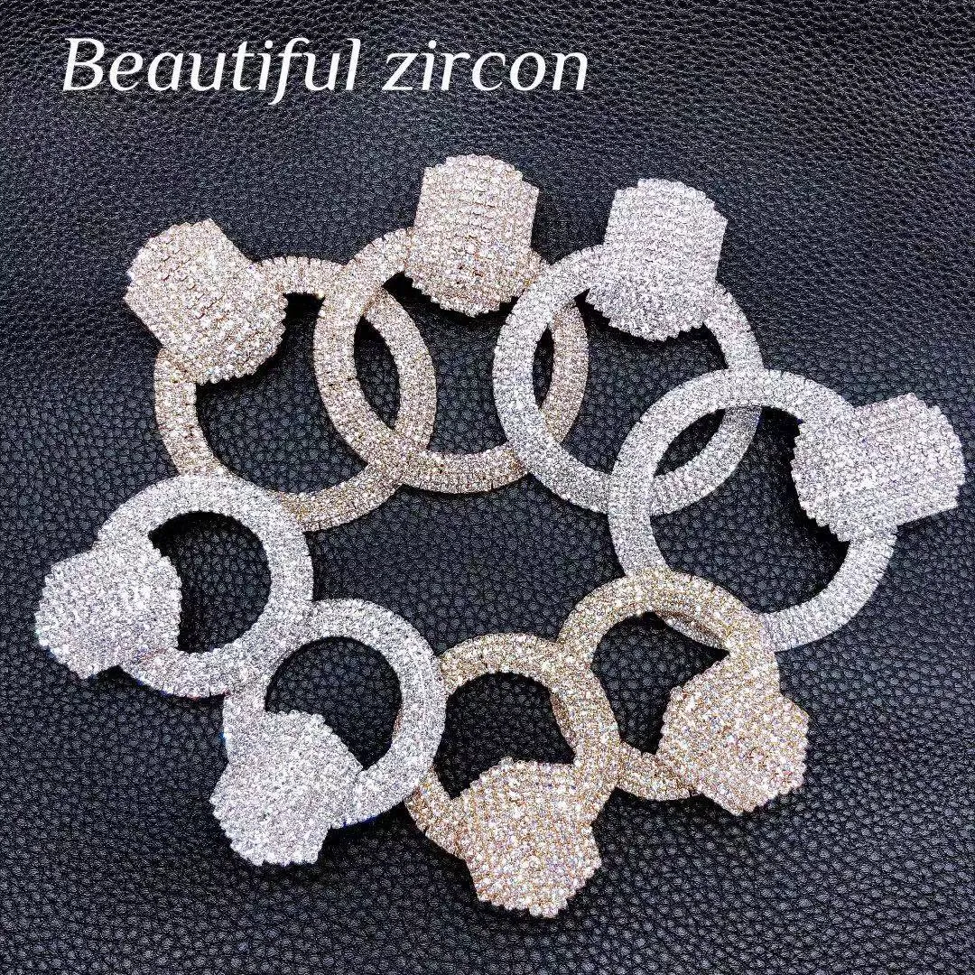 Rhinestone Earrings - Shiny Crystal Earrings for Women's Jewelry
