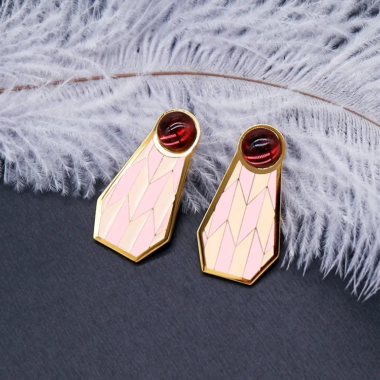 Ruahh Kente Statement Earrings
