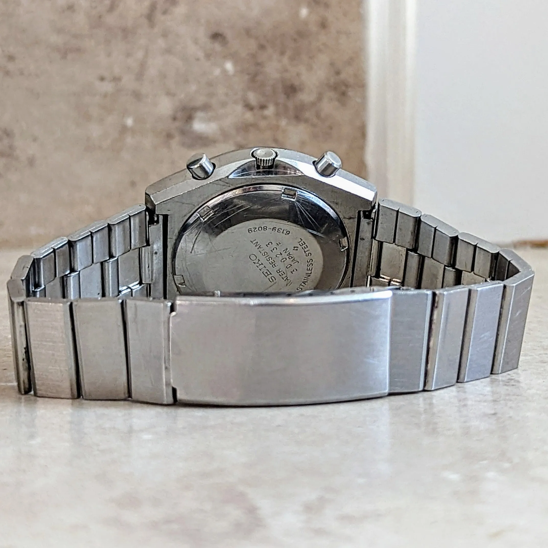 SEIKO Automatic Chronograph Watch Day/Date Indicator Wristwatch