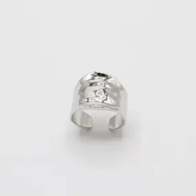 Silver Crush Wide Adjustable Ring