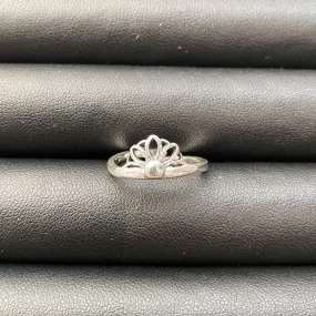 Silver-Plated Adjustable Ring (#63)