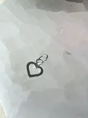 Small heart 925 Sterling Silver Pendant Charm