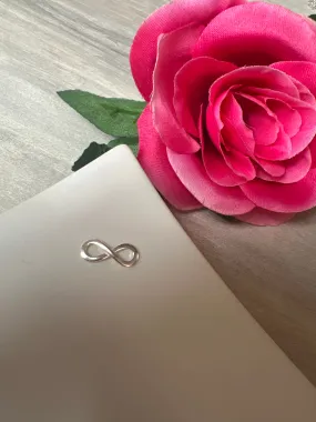 Small Infinity 925 Sterling Silver Pendant Charm