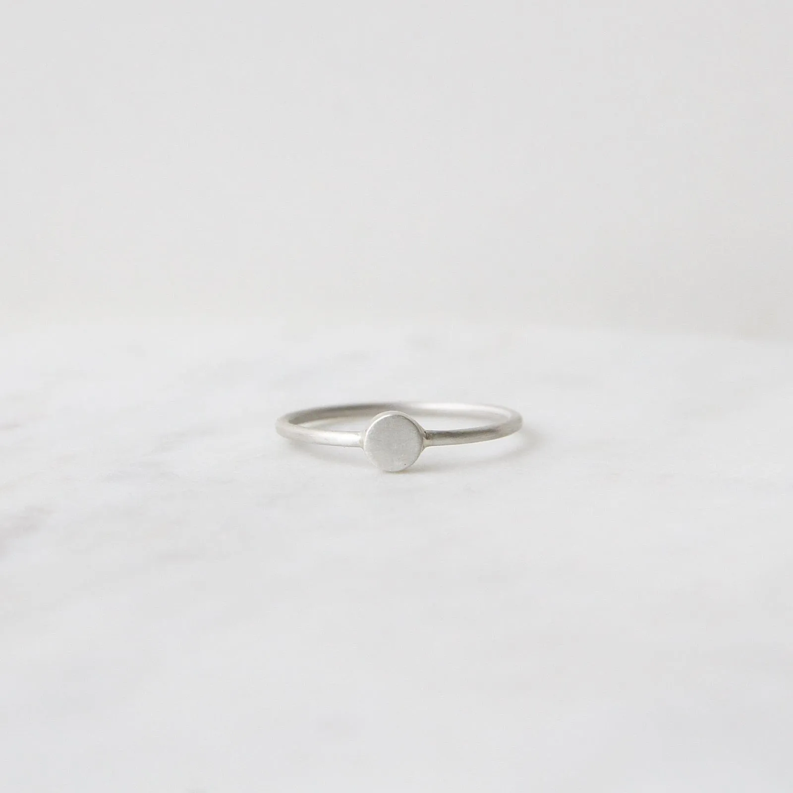 Sterling Silver Little Disc Ring