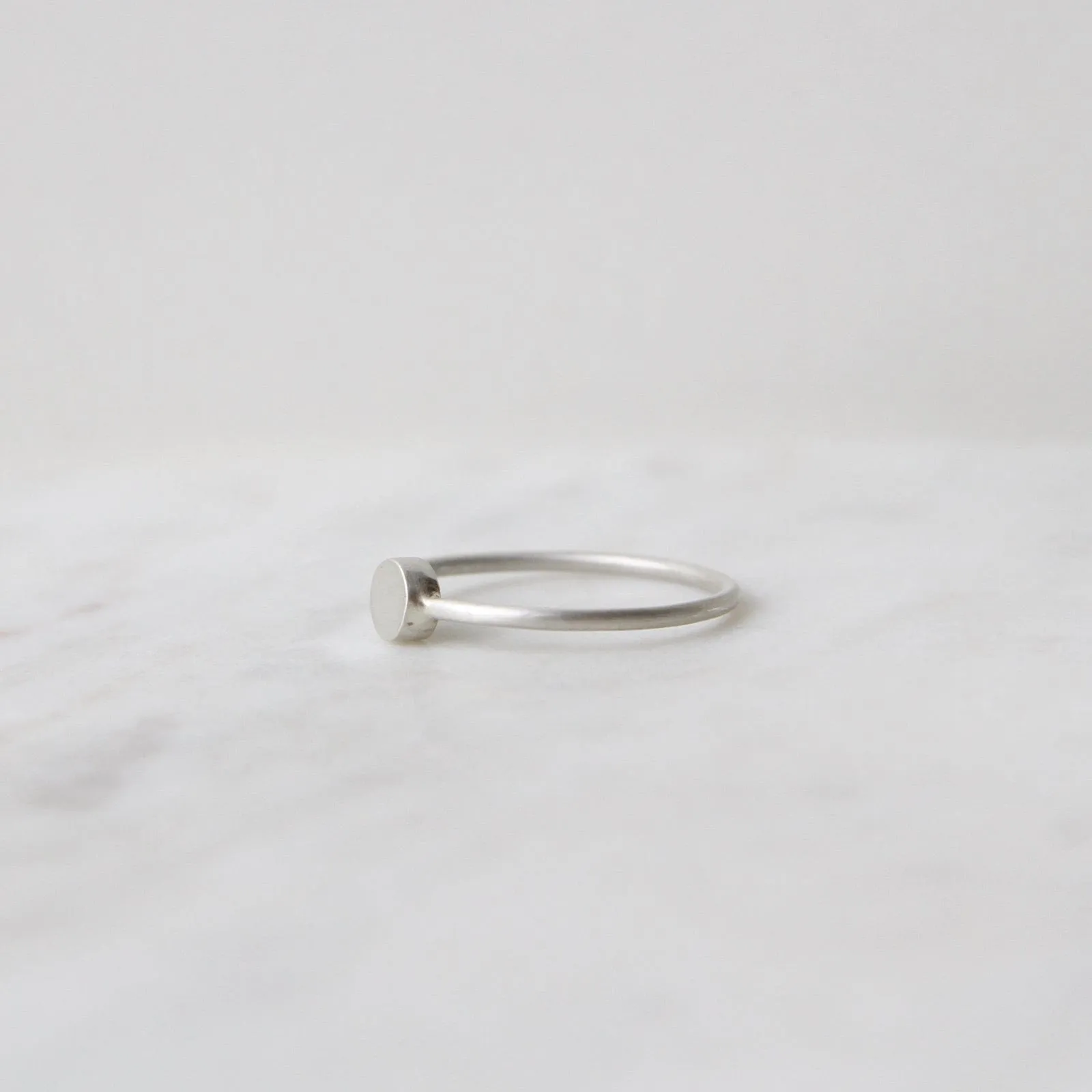 Sterling Silver Little Disc Ring