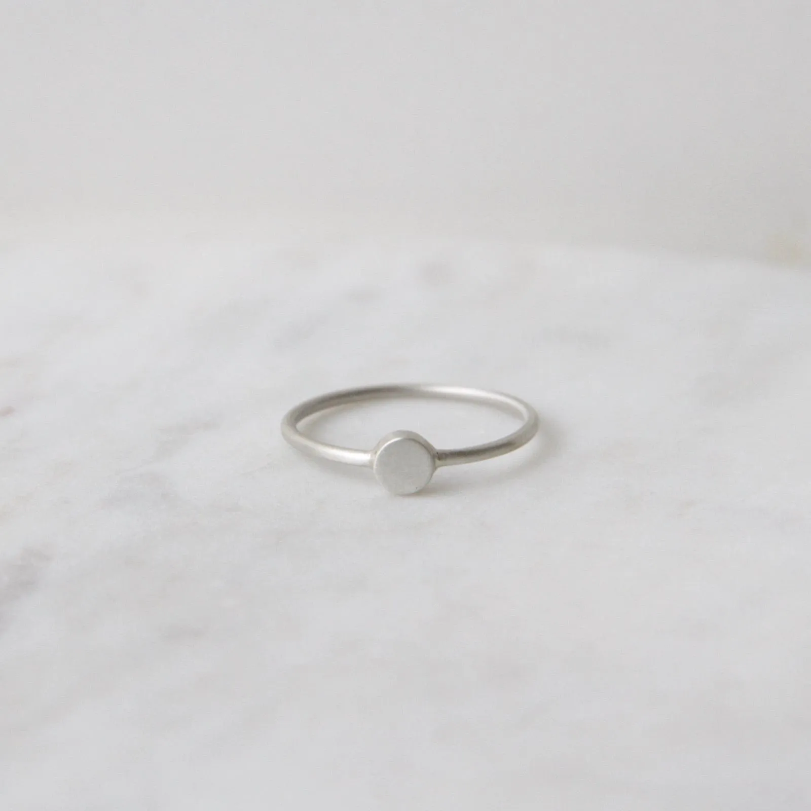 Sterling Silver Little Disc Ring