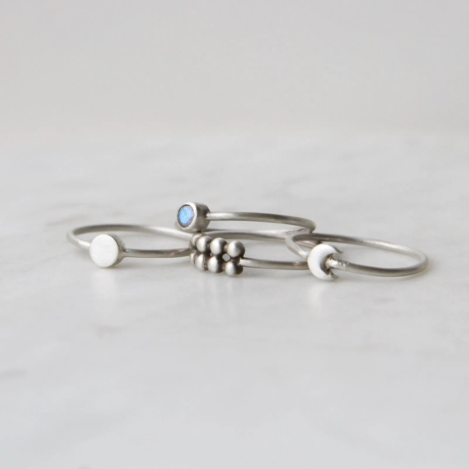 Sterling Silver Little Disc Ring