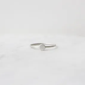 Sterling Silver Little Disc Ring
