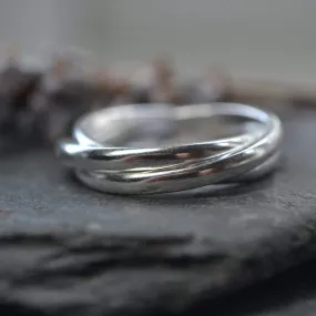 Sterling silver russian wedding ring