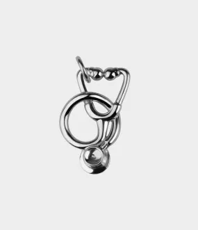 Stethoscope Charm in Sterling Silver