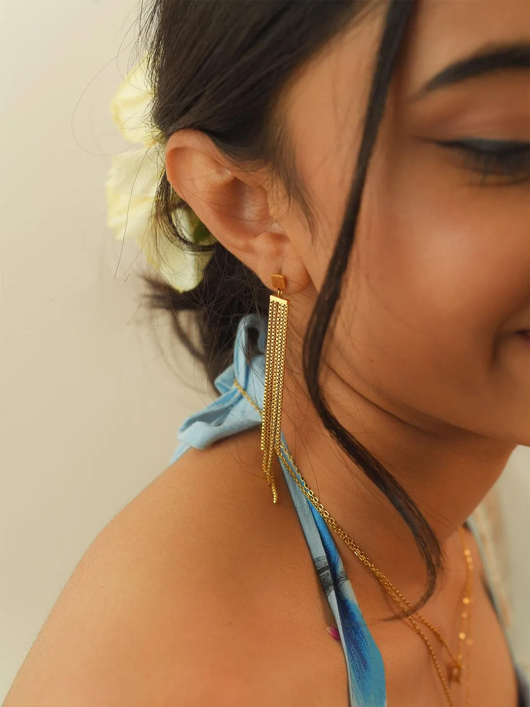 Tassel Stud Earrings