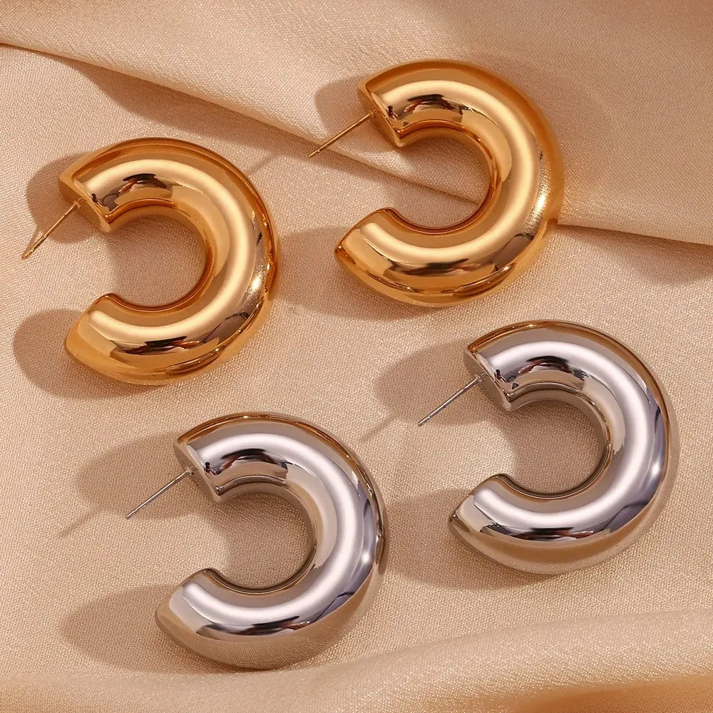 Taylor Bold Hoop Earrings