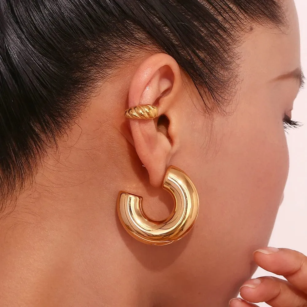 Taylor Bold Hoop Earrings