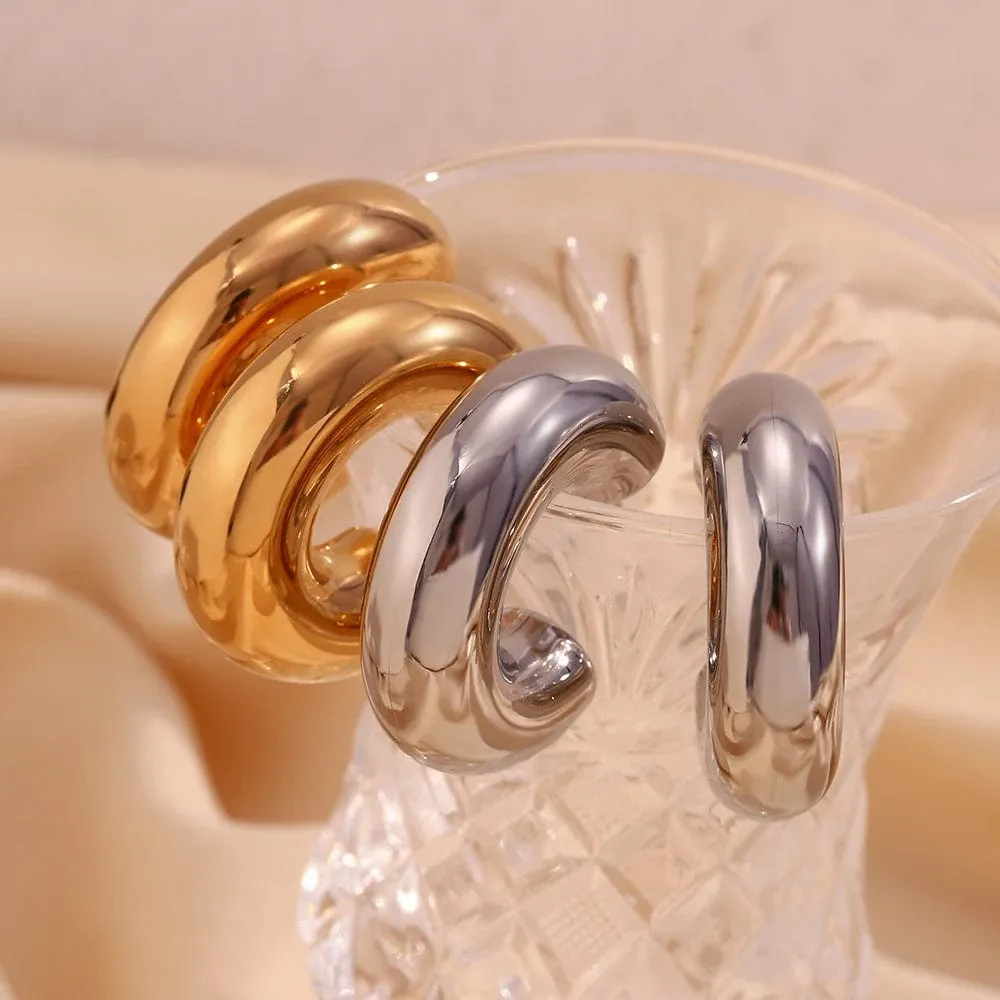 Taylor Bold Hoop Earrings