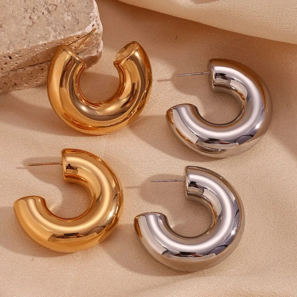 Taylor Bold Hoop Earrings