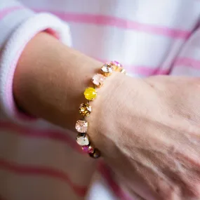 TOVA - IZZY BRACELET - Pink & Gold
