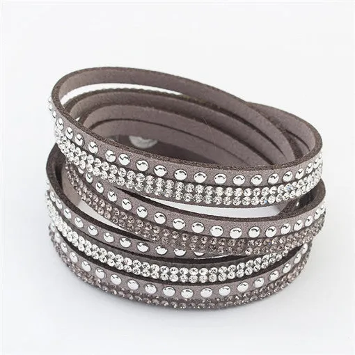 Unisex Multilayer Leather Bracelet Christmas Gift Charm Bracelets Vintage Jewelry For Women Pulsera