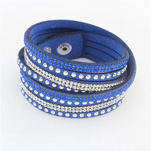 Unisex Multilayer Leather Bracelet Christmas Gift Charm Bracelets Vintage Jewelry For Women Pulsera