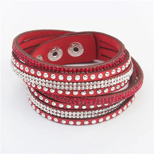 Unisex Multilayer Leather Bracelet Christmas Gift Charm Bracelets Vintage Jewelry For Women Pulsera