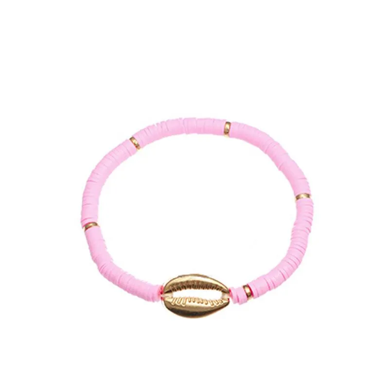 Wholesale color soft ceramic shell bracelets JDC-BT-e023