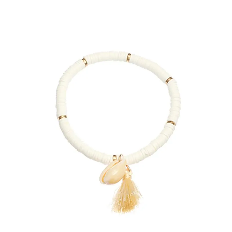 Wholesale color soft ceramic shell bracelets JDC-BT-e023